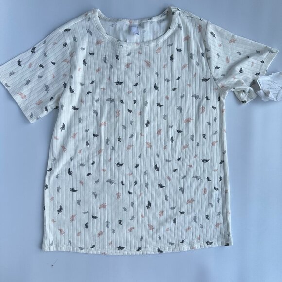 Charter Club & State of Day Green Cotton Stretch Jersey Set of 3 Pajama Tops - Picture 5 of 6